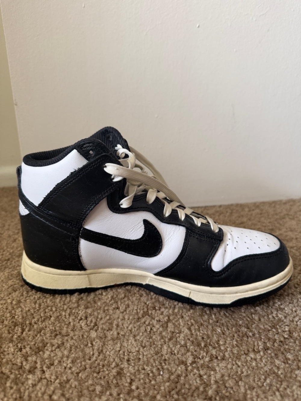 Nike High-Top Sneakers in Black and White